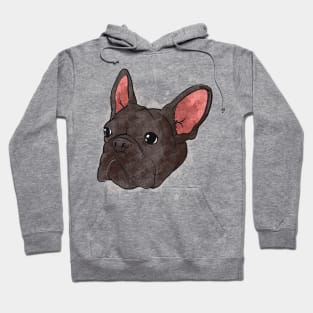 Watercolours French Bulldog Puppy Dog lover Hoodie